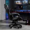 Massage Office Chair Gaming Computer Desk Swivel Recliner Chair Leather Footrest