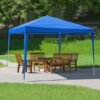 10'x10' Gazebo Waterproof Outdoor Canopy Patio Tent Party Tent For Wedding BBQ Cater, Blue