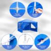 10'x10' Gazebo Waterproof Outdoor Canopy Patio Tent Party Tent For Wedding BBQ Cater, Blue