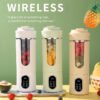 Portable Rechargeable Juice Blender Compact Handheld Electric Smoothie Maker For Travel Office Home
