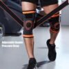 Unisex Knee Support Wrap For Meniscus Protection-Compression Straps, Adjustable Athletic Knee Brace For Cycling, Workout & Sports Riders