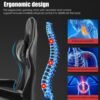 Massage Office Chair Gaming Computer Desk Swivel Recliner Chair Leather Footrest