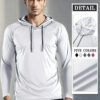 Moisture-wicking Quick-drying Fitness Apparel Long-sleeve Hooded Tophoodie