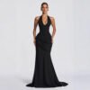 Womens Fashion New Arrival Elegant, Backless, Waist-cinching Dress