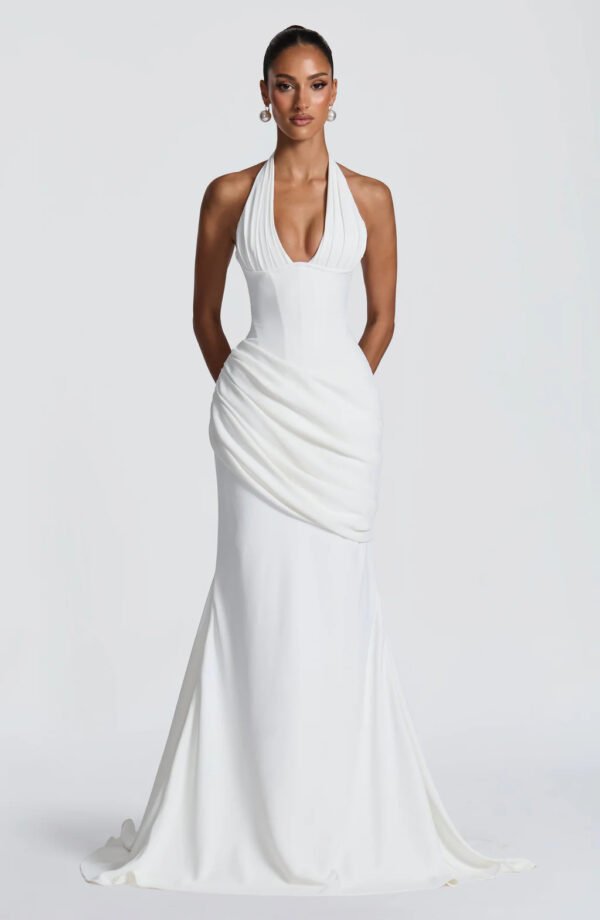Womens Fashion New Arrival Elegant, Backless, Waist-cinching Dress