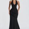 Womens Fashion New Arrival Elegant, Backless, Waist-cinching Dress