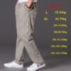 Men's Washed Casual Pants Multi-Pocket Plus-Size Work Trousers
